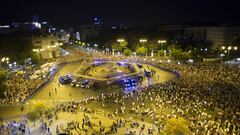 La celebración en Cibeles de la duodécima del Madrid