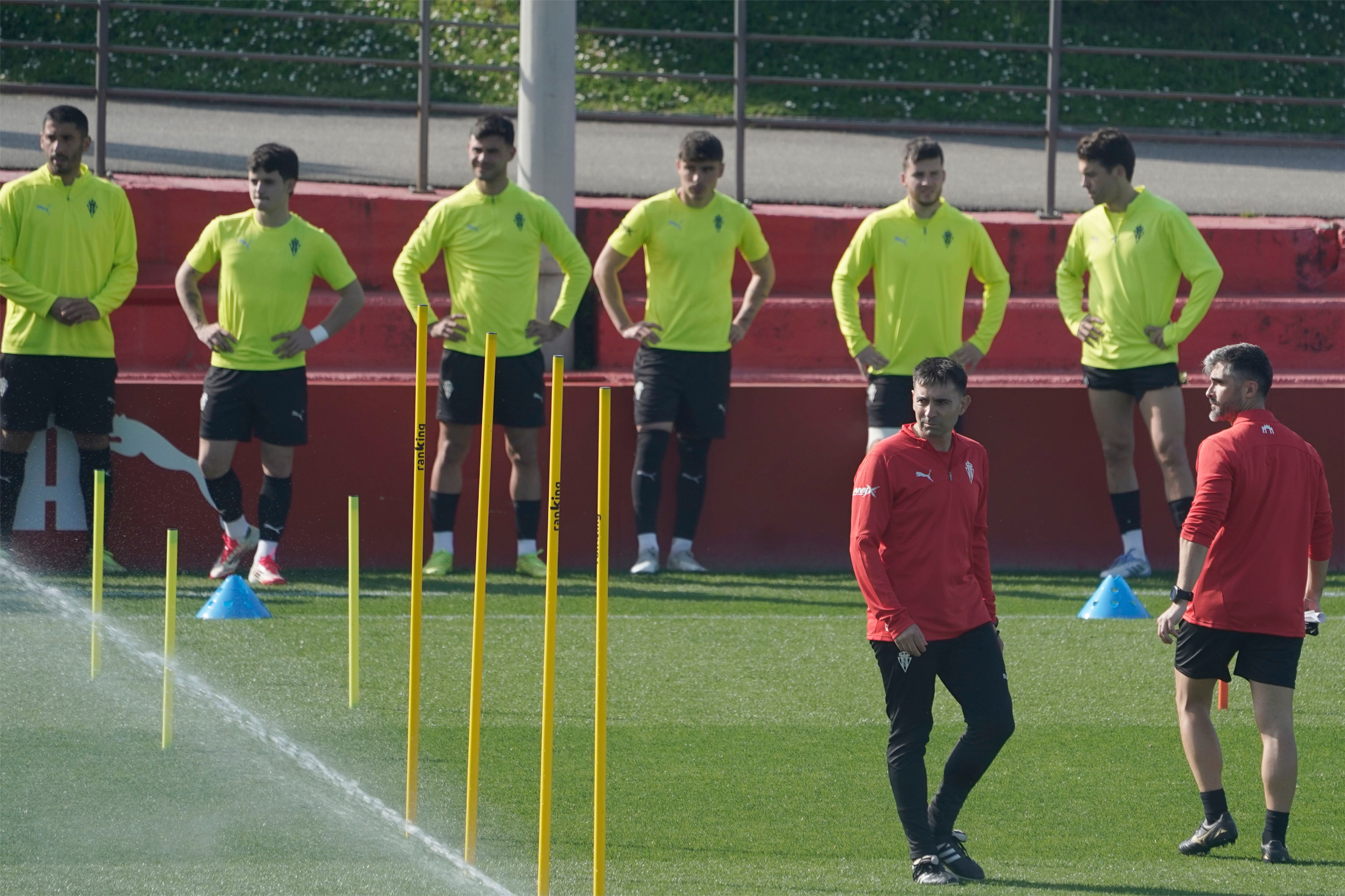 08/04/25 ENTRENAMIENTO SPORTING DE GIJON  GARITANO NUEVO ENTRENADOR