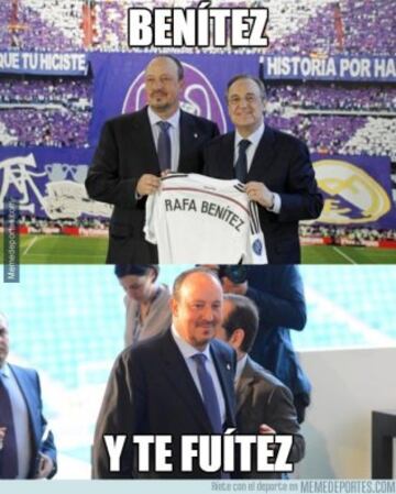Los memes sobre la destitución de Rafa Benítez