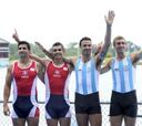 Lo nunca visto: Argentina y Chile compartieron el oro en remo