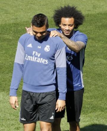 Casemiro y Marcelo.