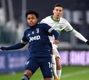 Weston McKennie explota al ser sustituido por Pirlo al 19'