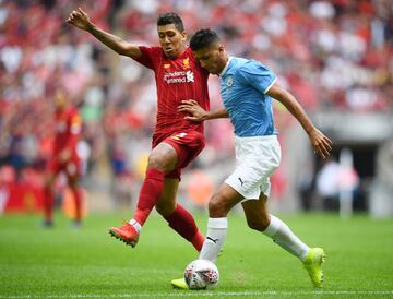 FA Community Shield match between Liverpool and Manchester City at Wembley