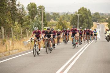 La Gran Fondo Ruta del Vino congregó a cerca de 80 competidores en el Valle de Colchagua.
