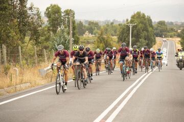 La Gran Fondo Ruta del Vino congregó a cerca de 80 competidores en el Valle de Colchagua.