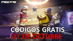 Free Fire | Códigos de hoy martes 21 de octubre de 2025: recompensas gratis