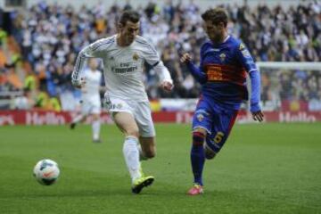 Gareth Bale y Rubén Pérez.