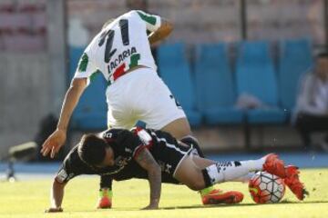 Palestino v Colo Colo.