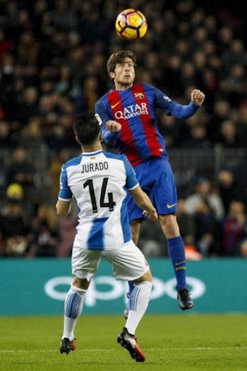 Sergi Roberto y Jurado.