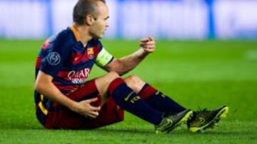 Iniesta, rotura bíceps femoral: de 4 a 6 semanas de baja