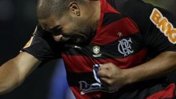 Adriano se despide del Flamengo y queda a un paso de vincularse al Roma