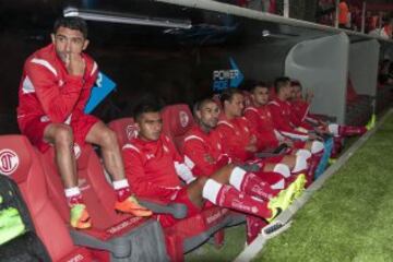 Así se vivió en el campo el partido de ida de semifinales entre los Diablos Rojos y el conjunto del Rebaño en el Nemesio Diez.