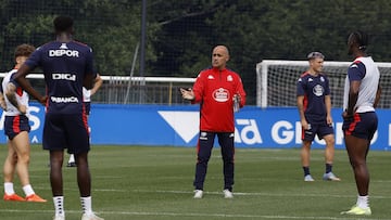 ?scar Gilsanz habl¨® del partido ante el Zaragoza y sobre el futuro.