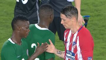Resumen y goles del Nigeria-Atlético amistoso