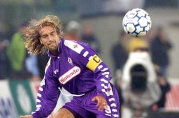 Batigol es el máximo ídolo en la historia de la Fiorentina. Claudio Ranieri estuvo al frente de este equipo desde el 93 hasta el 97. 