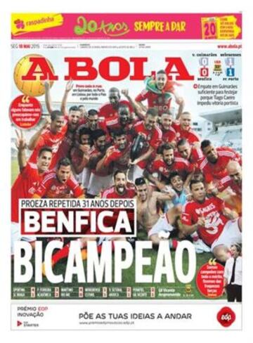 Portadas de la prensa deportiva