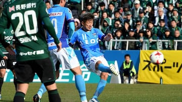 Japanese legend Kazuyoshi Miura plays on 50th birthday