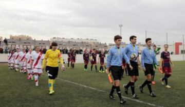 El Barcelona visitaba el campo del Rayo Vallecano.