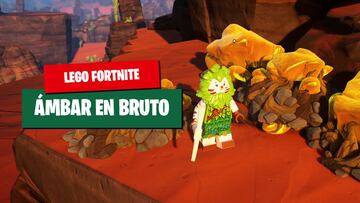 lego fortnite ambar en bruto donde encontrarlo