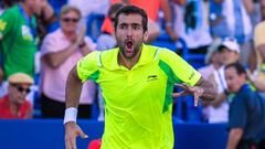 THM22. Mason (United States), 21/08/2016.- Marin Cilic of Croatia reacts as he defeats Andy Murray of Great Britain in the final of the Western &amp; Southern Open tennis championships at the Linder Family Tennis Center in Mason, near Cincinnati, Ohio, USA, 21 August 2016. (Croacia, Tenis, Estados Unidos) EFE/EPA/TANNEN MAURY