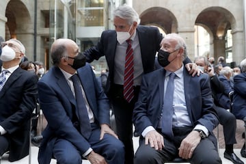 Pirri, Santillana y Vicente del Bosque. 
 