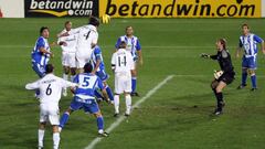 Ramos hit first Real league goal at Málaga - from Zizou corner