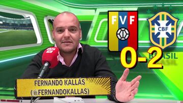 Vídeo: análisis del Venezuela 0-2 Brasil en las eliminatorias