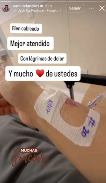 Andrés Caniulef es internado en una clínica y deja este mensaje a Chile: “Con lágrimas de dolor”