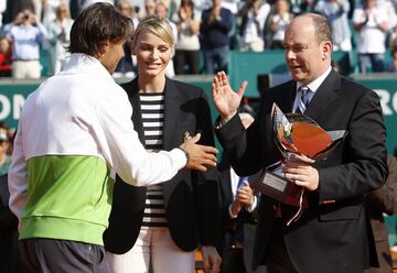 Rafa Nadal en Montecarlo 2011, ganó a David Ferrer por 6-4, 7-5.