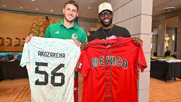 Randy Arozarena visitó al Tricolor en Arizona