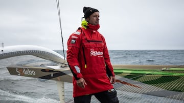 Coville intentar¨¢ dar la vuelta al mundo solo a vela en 40 d¨ªas