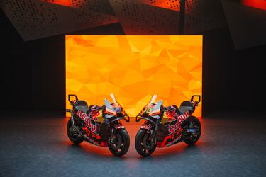 KTM presenta la nueva moto que pilotarán Brad Binder y Jack Miller, para el Mundial de MotoGP 2024.