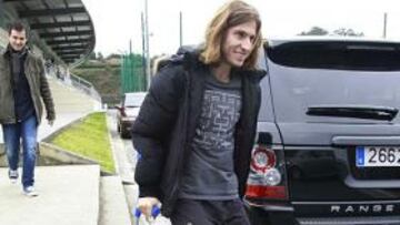 Filipe visitó a sus compañeros en la ciudad deportiva del Deportivo