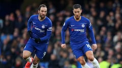 Chelsea's Hazard relishing partnership with Higuaín