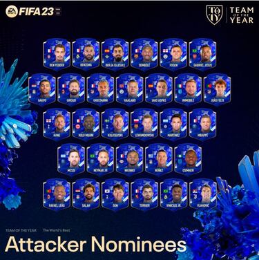FIFA 23 descubre la lista final de nominados al TOTY con la ausencia de Cristiano Ronaldo