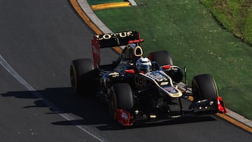 Kimi Raikkonen durante el GP de Australia 2013
