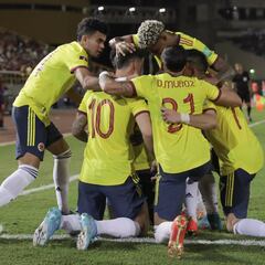 Colombia, la cuarta mejor selección de Latinoamérica en 2022