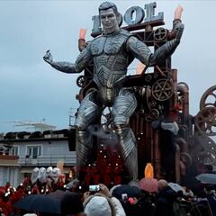 Cristiano es un titán hasta en los carnavales: la carroza en su honor de más de 20 metros