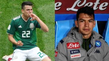 Lozano fue héroe en el Olímpico Luzhnikí hace justamente dos años, cuando el Tri derrotó a Alemania en Rusia 2018. Hoy es campeón de Copa en Italia, pero relegado en el Napoli.