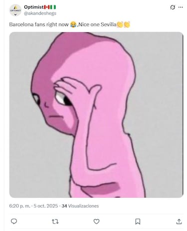 Los memes se ceban con la derrota del Barcelona