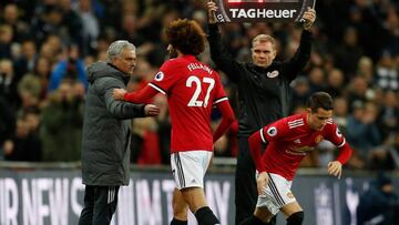 ¿Otro caso Mou? Fellaini sólo duró 7 minutos sobre el campo