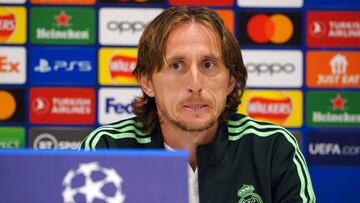 Modric, jugador del Real Madrid.