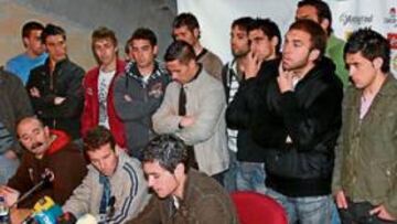 <b>MEDIDA EXCEPCIONAL. </b>Los jugadores del Logroñés podrían hacerse con el control del club.