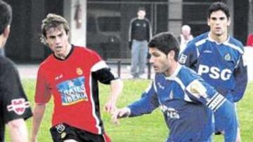 <b>PRÓXIMOS COMPAÑEROS.</b> Cortés y Vivar Dorado, en un partido del año pasado.