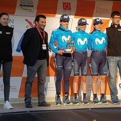 El Movistar destaca en la segunda etapa de la Setmana