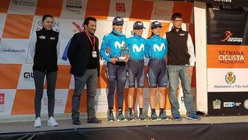 El Movistar destaca en la segunda etapa de la Setmana