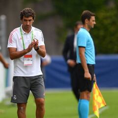 Raúl y el Juvenil del Madrid, contra el Inter y los elementos