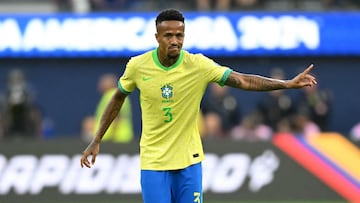 Militao se lesiona con Brasil