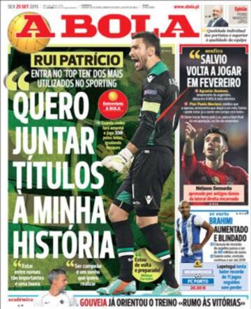 Portadas de la prensa deportiva