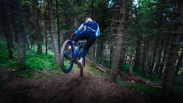 Corredor de descenso en La Molina